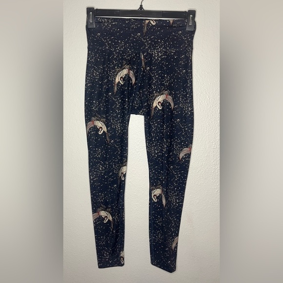 FP Movement Good Karma Leggings – Crane Bird Print Size M - Picture 1 of 6